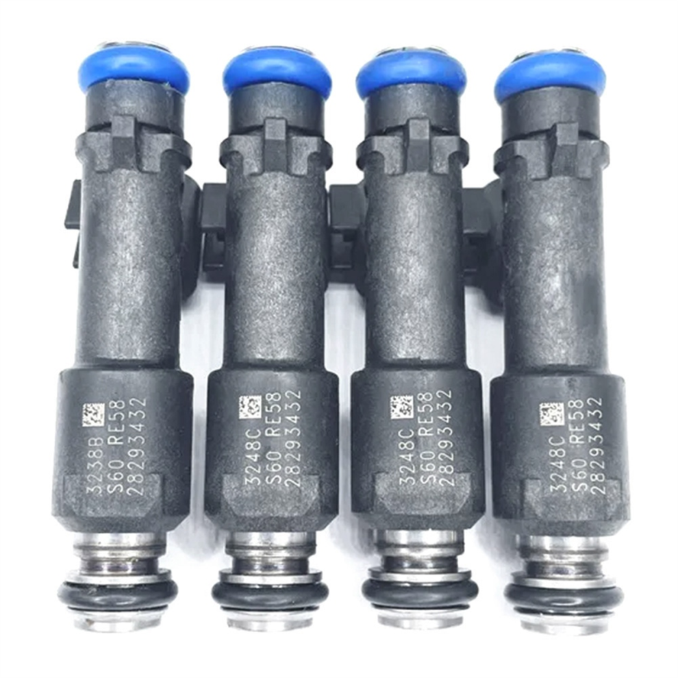 4Pcs High Performance Fuel Injector 28293432 For Li-Fan X60 1.8 16V Petrol Black 4851265653427
