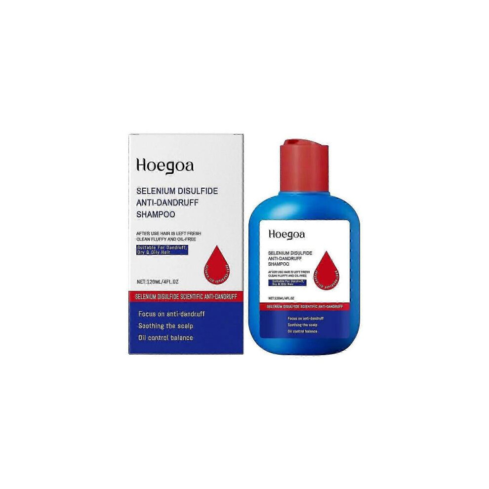 (2PCS) Selenium Disulfide Anti Dandruff Shampoo Helps Control Oil and Reduce Dandruff, Gentle Cleansing Shampoo for Dandruff, Dry & Oily Hair, Fresh,-image-OPC-PH2Z8Q6-NEW