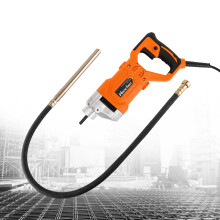 Hanchen Concrete Poker 1280W Concrete Vibrating Motor 5000r/min Aluminum Electric Industrial Vibrating Poker Vibrator with 1.5m Hose, Rod Diameter
