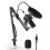 FIFINE FIFINE Gaming microphone USB Microphone Kit with Arm Stand, Shock Mount, Pop Filter Desktop Laptop Windows/Mac Computer Microphone for Streaming, 1