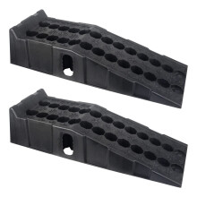 DAYUAN 2 pcs 7 ton Plastic Car Ramps Heavy Duty Garage Ramps for Lifting Automotive Vehicles Workshop Car Service and Repair