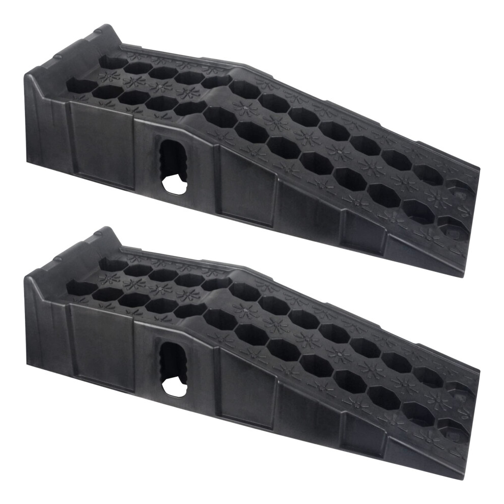 Dayuan 2 Pcs 7 Ton Plastic Car Ramps Heavy Duty Garage Ramps For Lifting Automotive Vehicles Workshop Car Service And Repair 5051219980176
