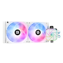 Thermalright AQUA ELITE 240 WHITE V3 Liquid CPU Cooler, Double PWM ARGB Fans with S-FDB Bearings,Efficient PWM Controlled Pump,for AMD/AM4/AM5, Intel