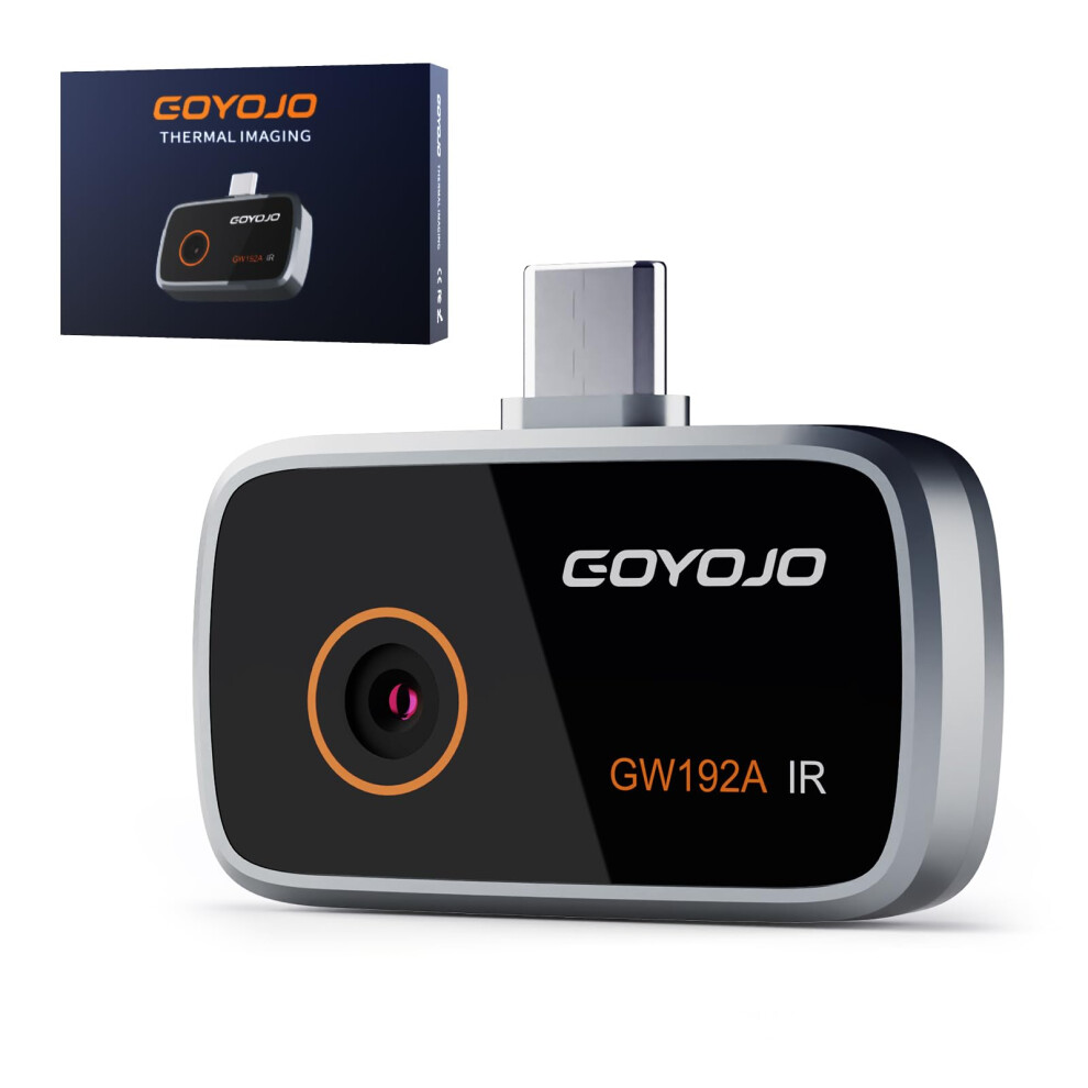 Thermal Camera For Android & Ios ? 192?192 Ir Resolution, 50? Wide-Angle Lens, Usb-C, Ideal For Building Inspections, Electrical Testing & Pipeline 5051219980381