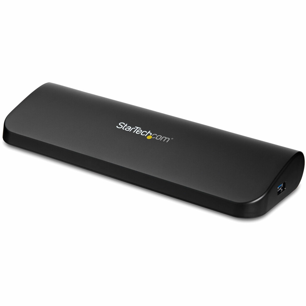 Startech.com Usb 3.0 Docking Station With Hdmi And Dvi/Vga - Dual Monitor - Universal Laptop Dock - Mac And Windows Compatible (Usb3sdockhdv)