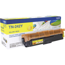 Brother TN-242Y Toner Cartridge, Yellow, Single Pack, Standard Yield, includes 1 x Toner Cartridge, Brother Genuine Supplies