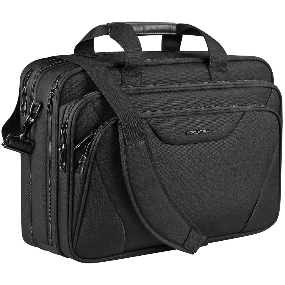 Kroser Laptop Bag Fits 17.3 Inch Laptop, Water Resistant Laptop Briefcase For Men Women Shoulder Bag Computer Bag With Rfid Pockets Laptop Case For 5051219987311