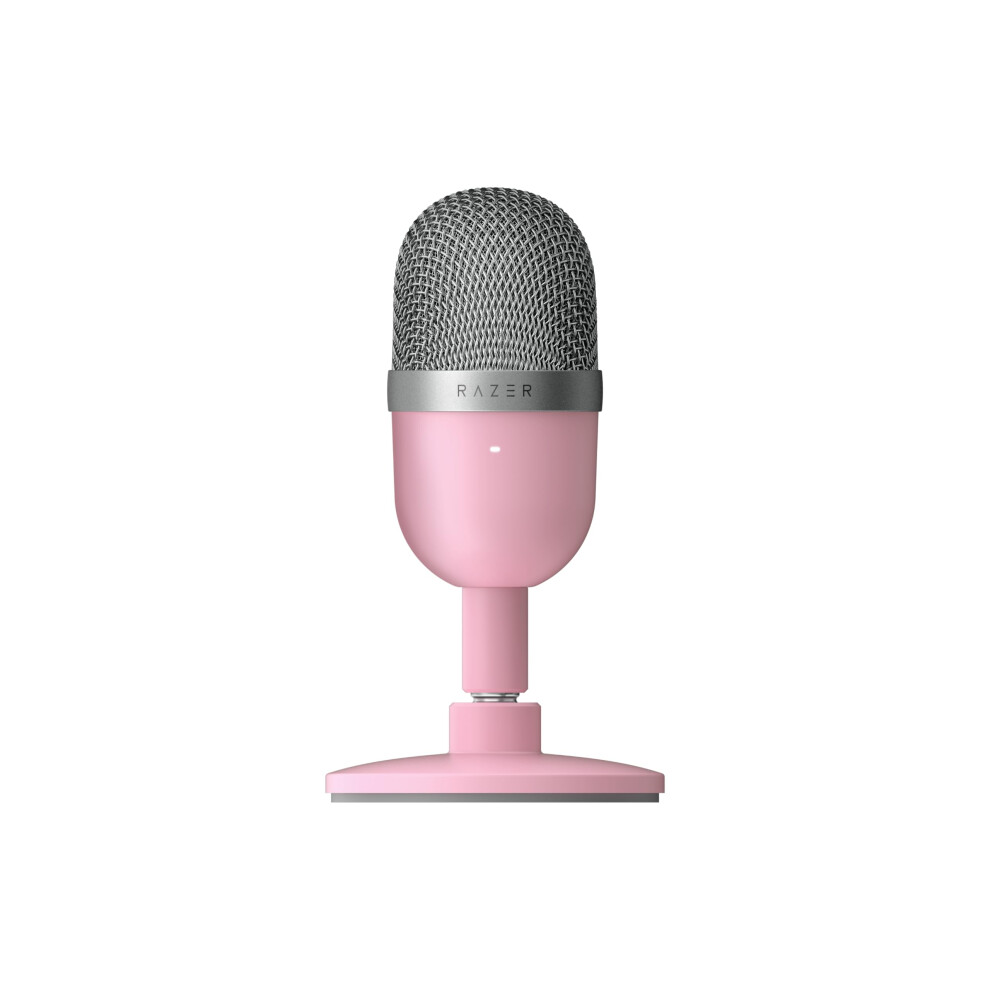 Razer Seiren Mini - USB Condenser Microphone for Streaming (Compact with Supercardioid Polar Pattern, Tiltable Stand, Integrated Shock Absorber)-image-OPC-PH2ZBK6-NEW