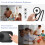 PAKOTOO Document Camera & USB Visualizer 5MP, for A3 Size, LED Light, iOS, Dual Microphone, Image Inversion, Folding with Zoom, Skype, Teams, OBS. for 4