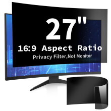 DEJIMAX 27 Inch Computer Privacy Screen Filter for 16:9 Widescreen Monitor, Anti Glare and Blue Light, PC Monitor Screen Privacy Shield,Anti Spy
