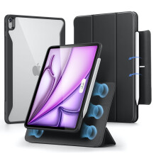 ESR iPad Air 13 Inch Case M3/M2 (2025/2024) with Pencil Holder, Removable Magnetic Cover & Vertical Stand - 360 Protection | 1B20101