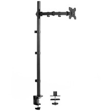 VIVO Extra Tall Single Monitor Desk Mount Stand 39 inch Pole. Features Full Adjustability - Tilt and Articulation, Holds 13 to 32 inch Screens up to