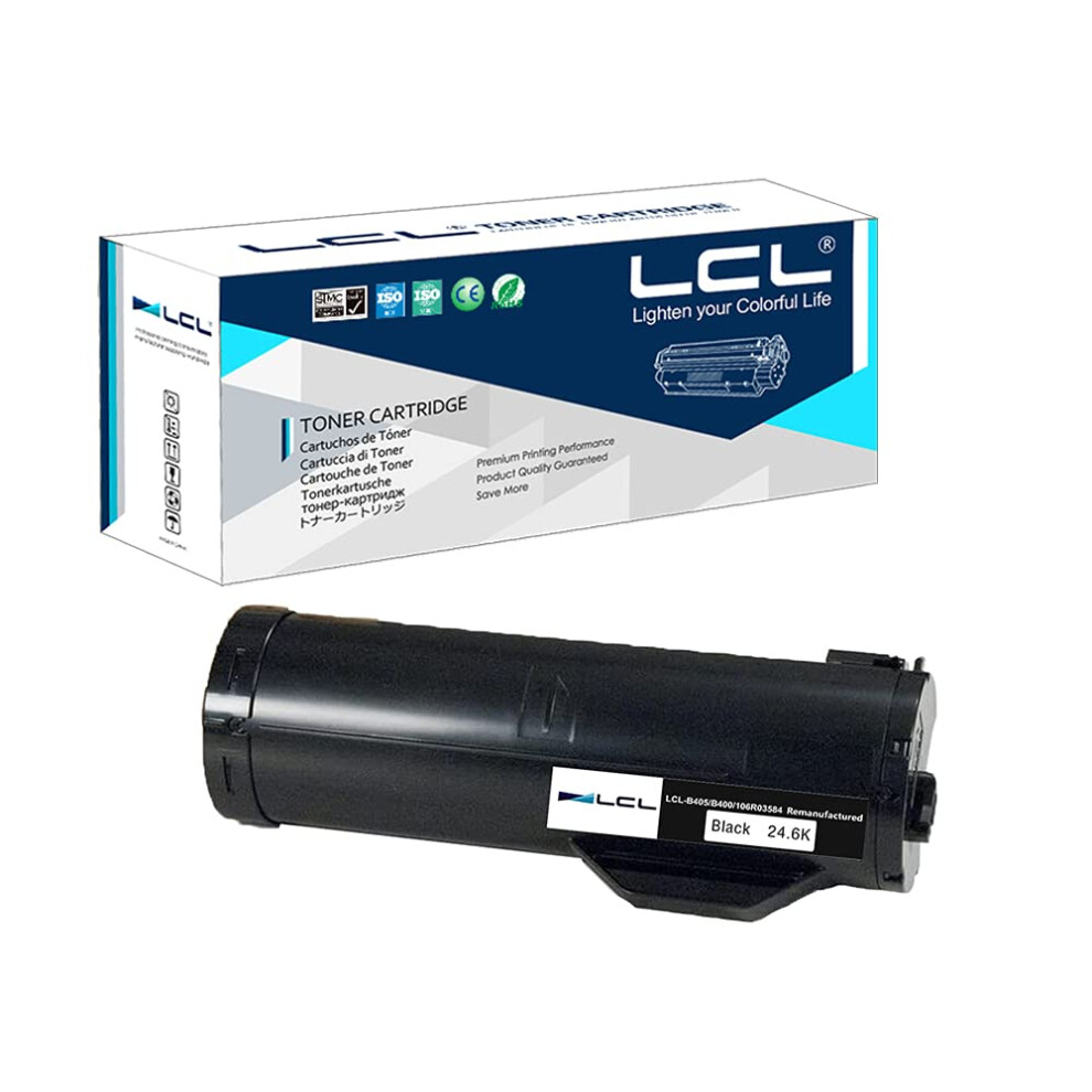 Lcl Compatible Toner Cartridge Versalink B405 B400 B400dn B400n B405dn 106R03584 24600 Pages (1 ) Replacement For Xerox Versalink B405 Toner Black 5051219991578