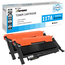 TOPRINT [ with Chip 117A W2070A Compatible Toner Cartridges 1000 Pages 2 Black for HP Color Laser 150 150a 150w 150nw MFP 178 178nw 178nwg 179 179fnw