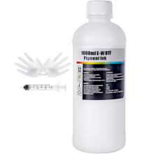 LCL 1000ml Premium White DTF Ink Refill for Inkjet Printers Heat Transfer Film Printing Replacement for Epson L800L1800 L805 R1390 4720 I3200 XP600