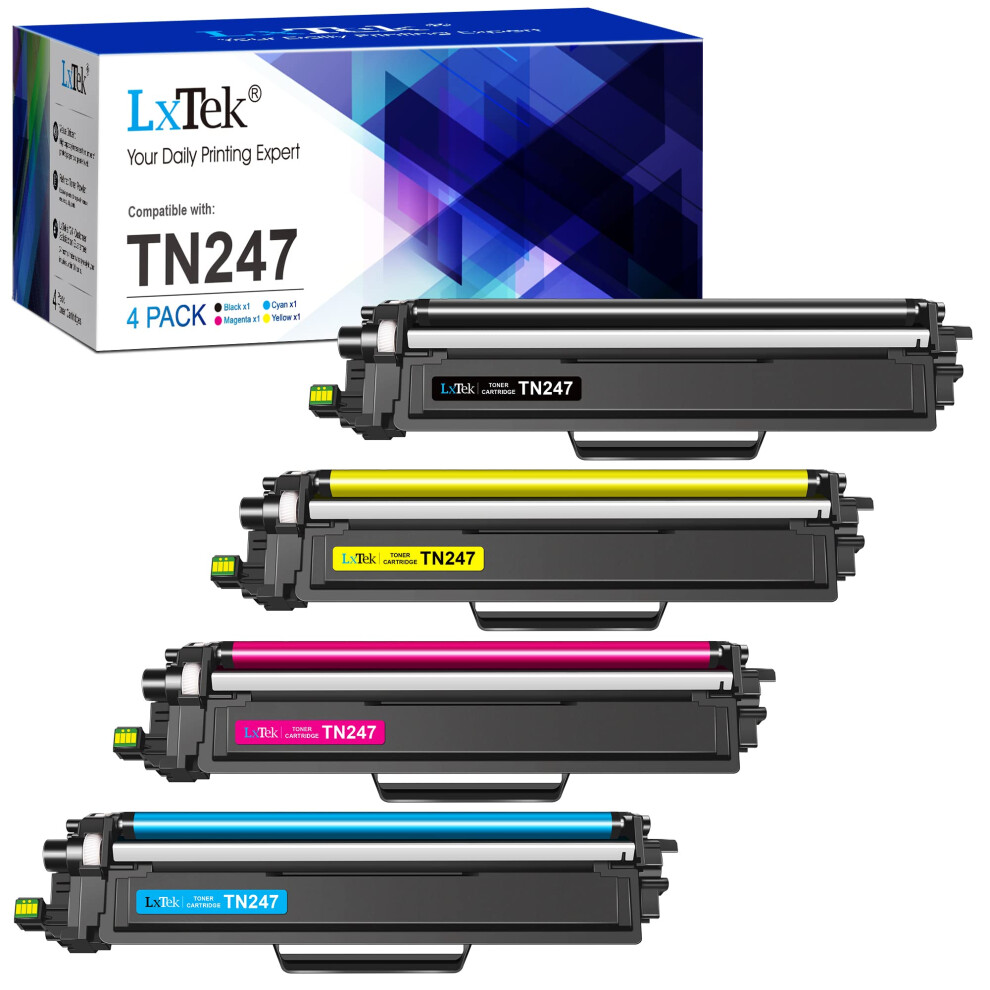 Lxtek Tn-247 Tn-243 Compatible Toner For Brother Tn247 Tn243 For Brother Hl-L3230cdw L3210cw Dcp-L3550cdw Dcp-L3510cdw Hl-L3270cdw Mfc-L3750cdw 5051219998775