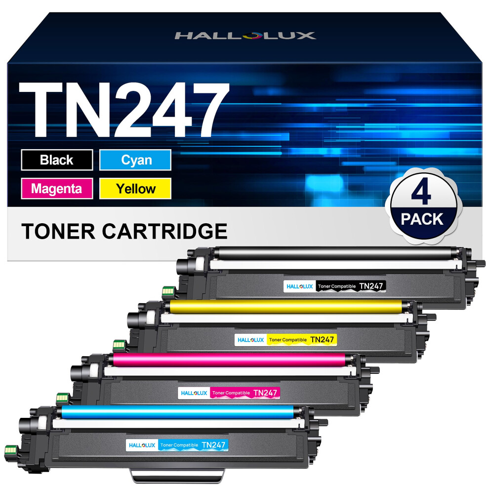 Tn247 Toner Cartridge Compatible With Brother Tn-243Cmyk Tn-247 Toner For Brother Mfc-L3750cdw Mfc-L3770cdw Mfc-L3710cw Dcp-L3550cdw Dcp-L3510cdw 5051219997747