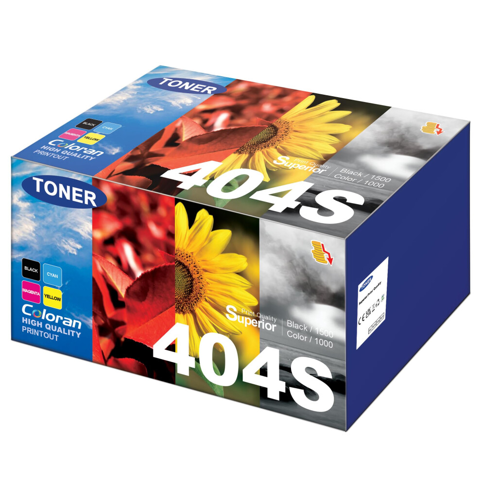 4 Pack Clt-404S Clt-P404c Clt-K404s For Samsung Xpress Sl-C430 C430w C432 C433 C432w C433w C480 C480w C480fw C480fn C482 C482 C482w C483w C482fw Black/Cyan 5051219996771