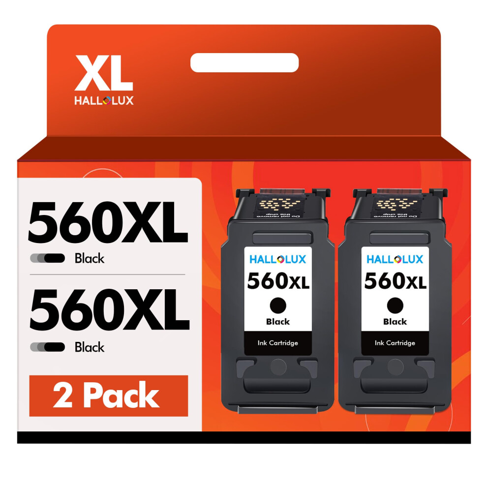 Hallolux 560XL Ink Cartridges For Canon 560 561 Pg-560Xl Cl-561Xl Pg560 Cl561 Ink Cartridges For Canon Ts5350 Ts5300 Ts5351 Ts7450 Ts7451 Ts5352 5051219997099