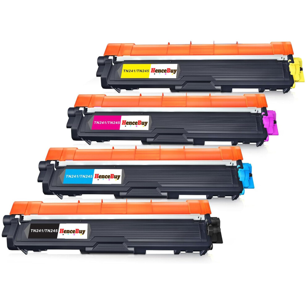 Hencebuy Tn241 Tn245 Toner Cartridges For Brother Tn-241 Tn-245 Compatible For Hl-3140Cw 3142Cw 3150Cdw 3170Cdw Dcp-9020Cdw 9015Cdw Mfc-9140Cdn 5051219995729