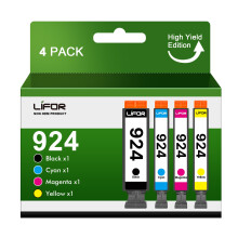 LIFOR 924 Ink Cartridges Replacement for HP 924 for HP OfficeJet Pro 8120e OfficeJet Pro 8122e 8124e 8125e 8132e 8134e 8135e 8130e 8138e 8139e