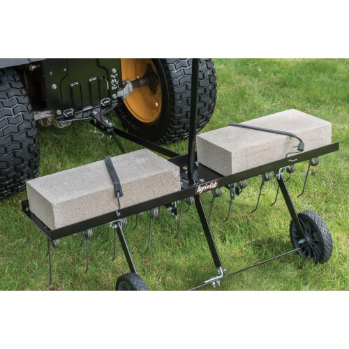 Agri-Fab AG45-0294 40-inch Working Width Spring-Tine Dethatcher - Black 1