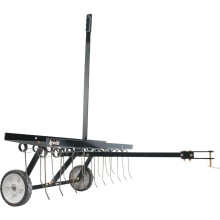 Agri-Fab AG45-0294 40-inch Working Width Spring-Tine Dethatcher - Black