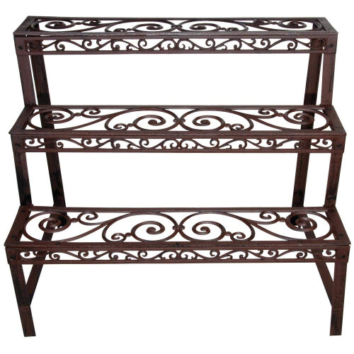 Esschert Bph33 79 x 66 x 49cm Etagere Rectangular Cast-Iron - Brown
