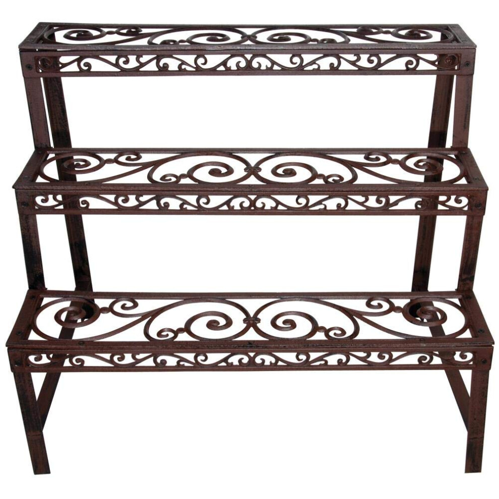 Esschert Design Esschert Bph33 79 X 66 X 49Cm Etagere Rectangular Cast-Iron - Brown