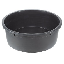 Dehner Mini Garden Pond Basin 150 L Diameter 88 cm Height 32 cm Polyethylene Black
