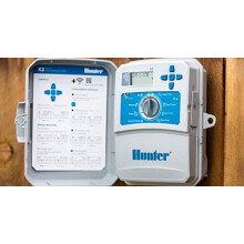 Hunter HUNTER X2 401-4 Stations Programmer, Compatible WiFi Wand Module, Self-Protected, Hydrawise Platform, ROAM X Remote Controls