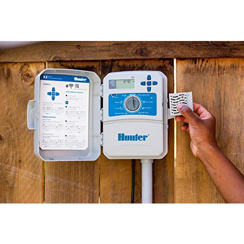 Hunter Hunter HUNTER X2 401-4 Stations Programmer, Compatible WiFi Wand Module, Self-Protected, Hydrawise Platform, ROAM X Remote Controls 1