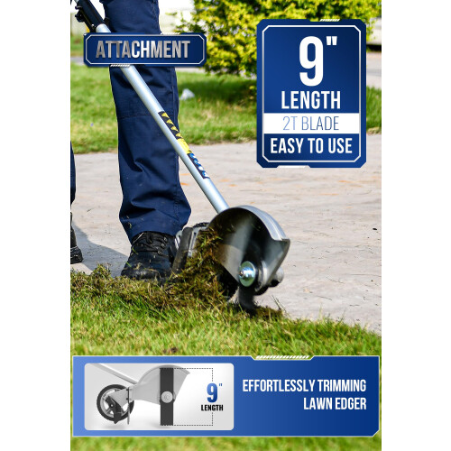 Sunseeker Wild Badger Power Edger Attachment WBEDGERATT, Black 2
