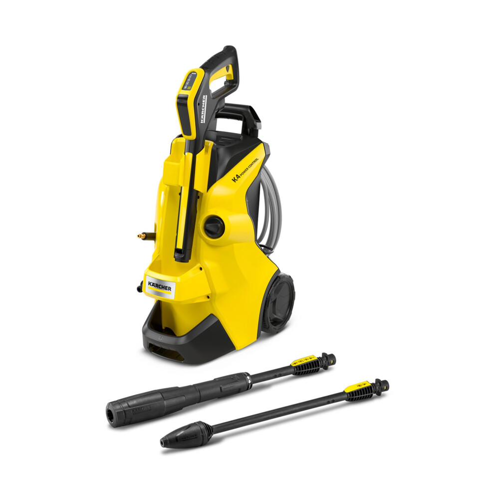 K?rcher K 4 Power Control Flex Pressure Washer, Pressure: max. 130 bar, Flow Rate: 420 l/h, Area Coverage: 30 m?/h, Water Filter, Weight: 11.5 kg,