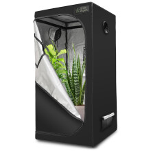 Premium Grow Tent - 1680D fabric, Diamond reflective interior, Strongest zips, Ultra-tight and high grow tent, EZ-View window, Grow Box 6 sizes