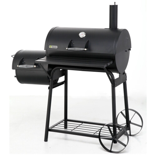 Tepro Biloxi Offset BBQ Pit Barrel Smoker 1