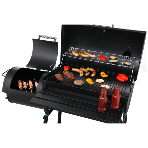 Tepro Biloxi Offset BBQ Pit Barrel Smoker 2
