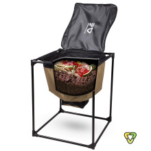Urban Worm Bag Worm Composting Bin Version 2 for 2021 with Fully Removable Bottom - No Zippers on Bottom and No Need to Manually Sort Worms from