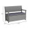 Rowlinson Rowlinson Alderley Rattan Storage Bench - Grey 2