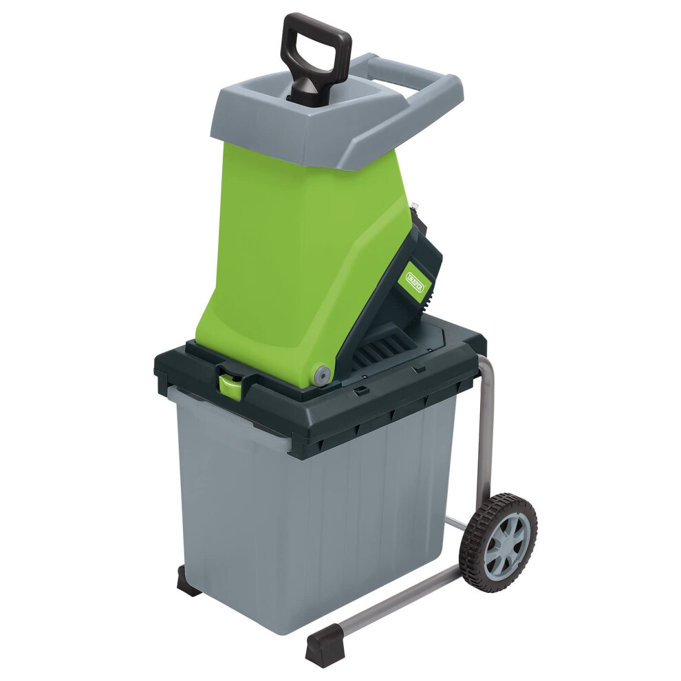 Draper 2500W Electric Garden Shredder 230V | Rapid Wood Chipper | Garden Cleaning Tool | 50L Collection Box Mulcher | 65kg/h Shredding Capacity | 3M