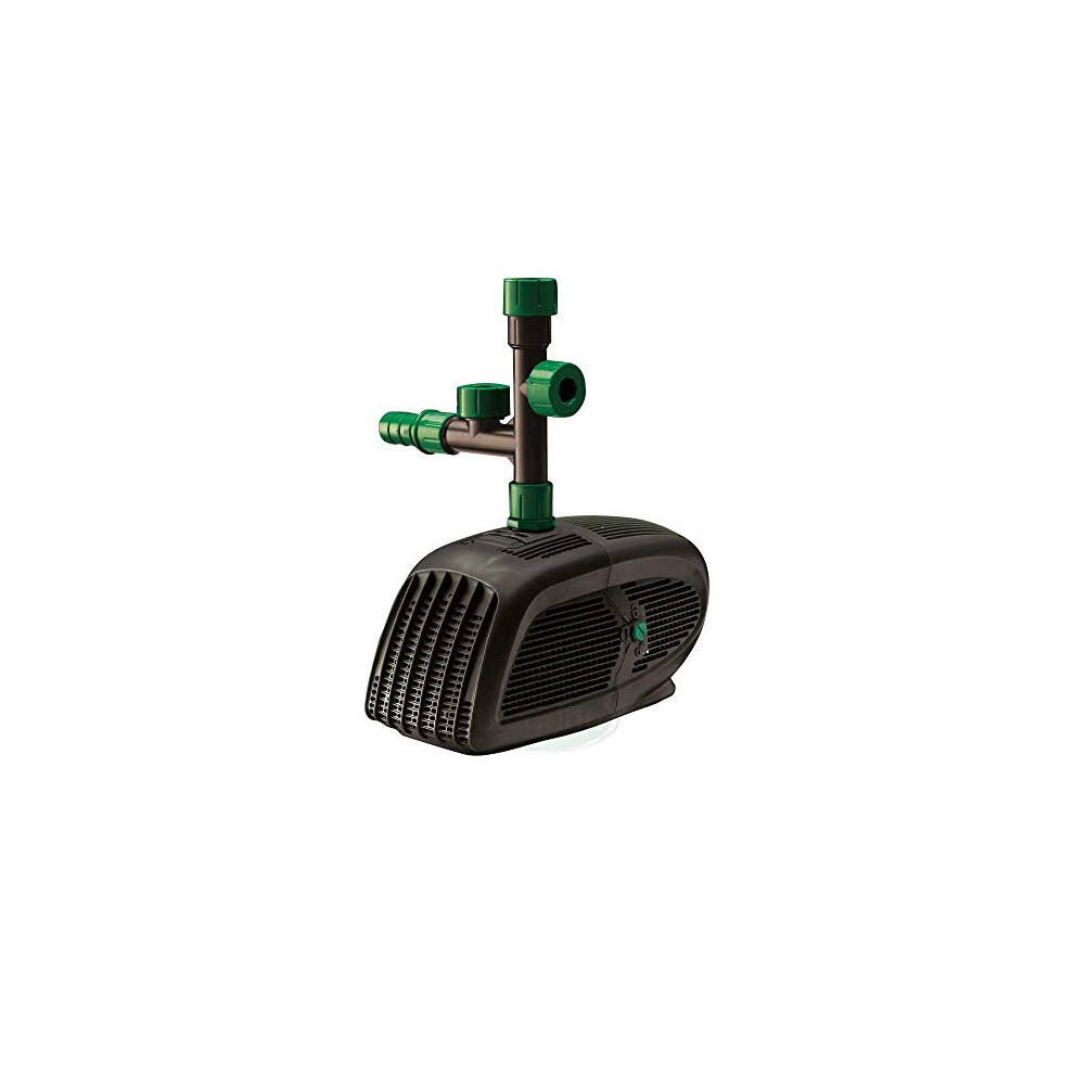 Blagdon Midipond High Performance Pond Pump to Run Fountains, Waterfalls & Filters, 5 Fountain Heads, Adjustable Extension Pipes, Fittings Included,