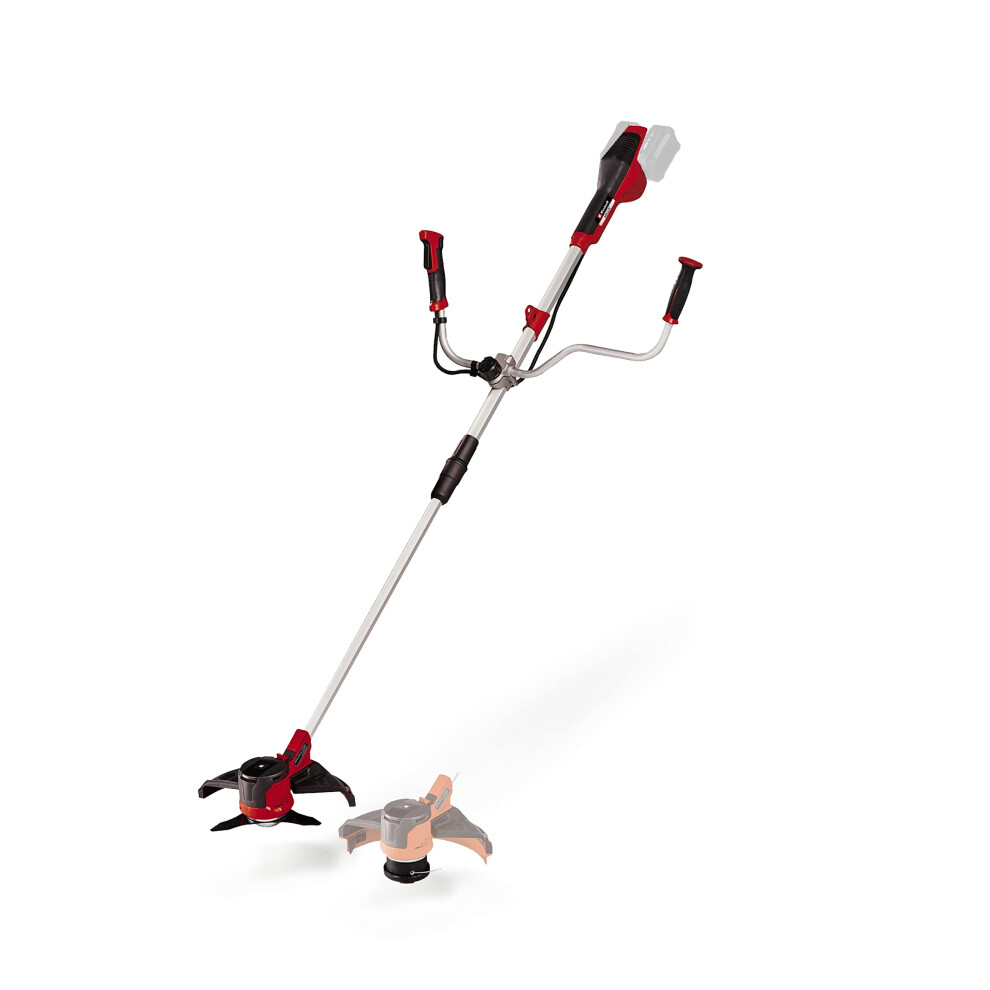 Einhell Power X-Change 36V Cordless Brush Cutter - Powerful Weed Trimmer With Metal Blades- AGILLO 36/255 Solo Battery Strimmer (Battery Not