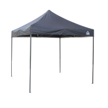 All Seasons Gazebos 2.5x2.5m Pop Up | Heavy Duty, Fully Waterproof High-Grade Materials (Black)