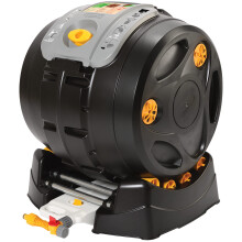 HOZELOCK - Easymix 2-in-1 Composter: Rotating Composter with 100 Litre Capacity. Mixing 3x Faster than Standard Composters (8 Weeks), Compost Juice