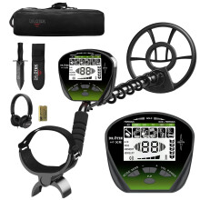 DR.?TEK Metal Detector for Adults Professional, Gold Metal Detector, Pinpoint & Exclusive Memory Mode, Higher Accuracy, IP68 Waterproof Coil, Big