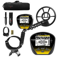 DR.?TEK Metal Detector for Adults Professional, Gold Metal Detector, Pinpoint & Exclusive Memory Mode, Higher Accuracy, IP68 Waterproof Coil, Bigger