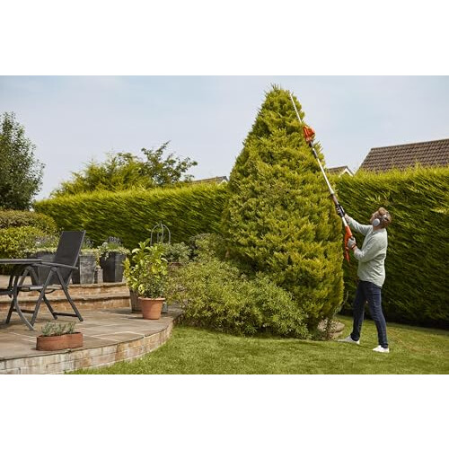 Flymo Flymo EasiCut Reach 480 Electric Hedge Trimmer, Orange 2