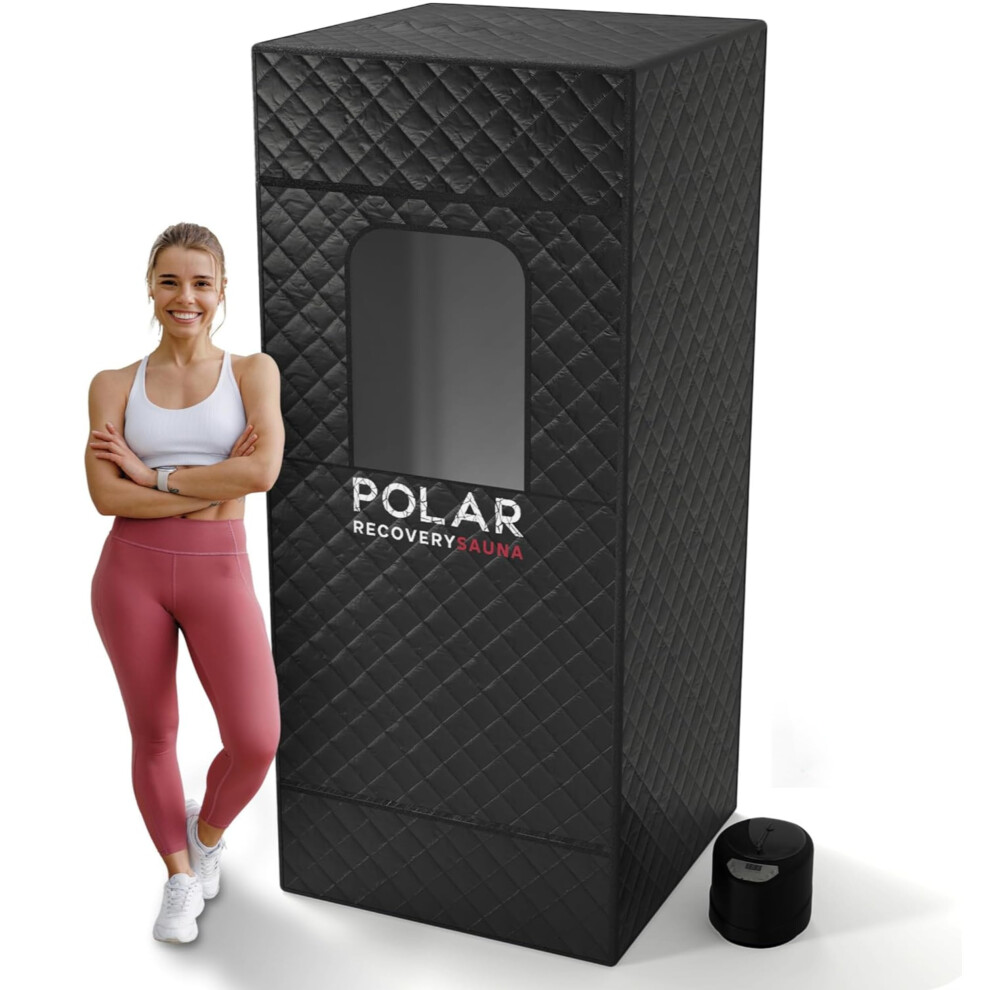 Polar Recovery Award-Winning Sauna by Polar Recovery (6FT) - Premium Portable Steam Sauna for Recovery/Sauna Pod for Home Steam Sauna
