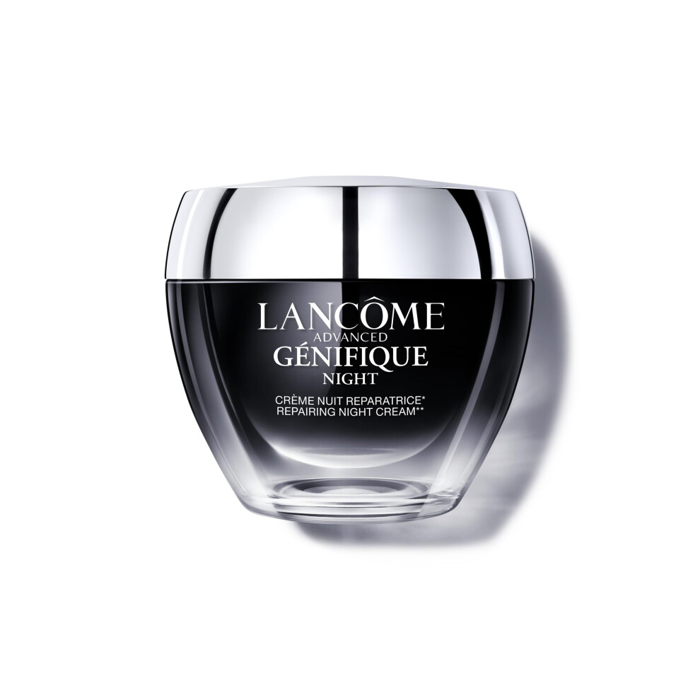 Lanc?me Advanced G?nifique Night Cream - Repairs Skin Barrier Overnight - with Bifidus Prebiotic, Hyaluronic Acid & Triple Ceramide Complex - 1.7ml