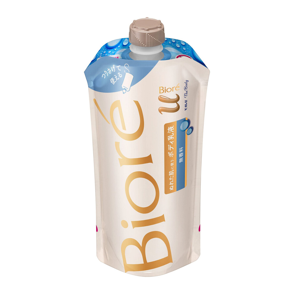 ÃÃªã¬U Cream Biore U The Body Body For Wet Skin Body Lotion, Unscented, Hanging Pack, 10.1 Fl Oz (300 Ml), Body